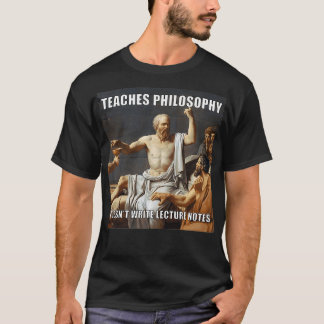 Noter i Sokrates Philosophy Lecture T Shirt