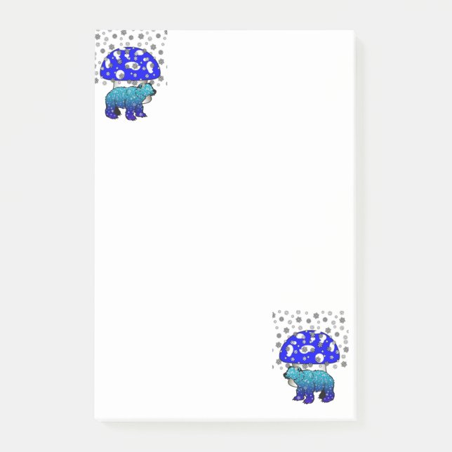 Noter - Polar Bear Post-it Block (Framsida)