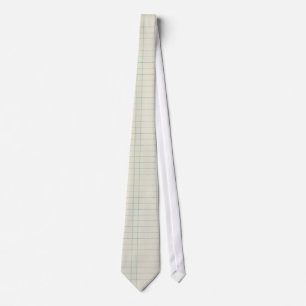 Notera den pappra tien slips
