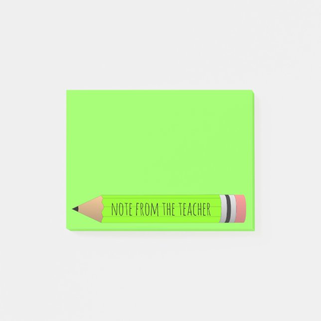 Notera från lärare post-it block (Framsida)