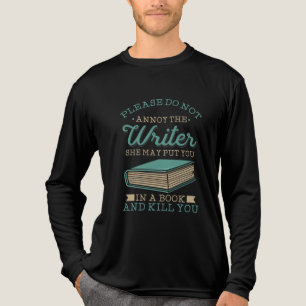 Notera inte skrivprogrammets litteraturtagg t shirt