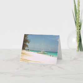Notera kortet med storslagen Caymanstrandplats Kort