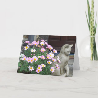 Notera kortet: Rosa daisy Kort