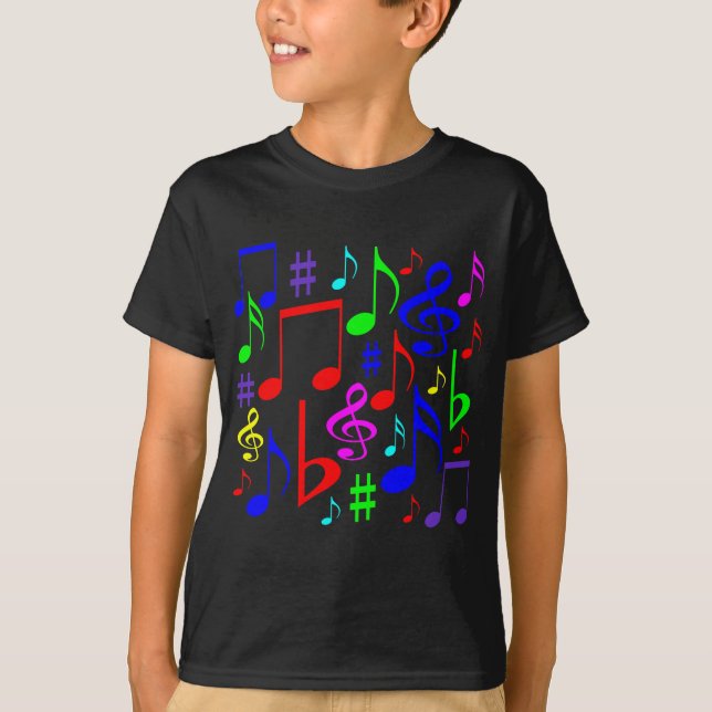 notera regnbågen tee shirt (Framsida)
