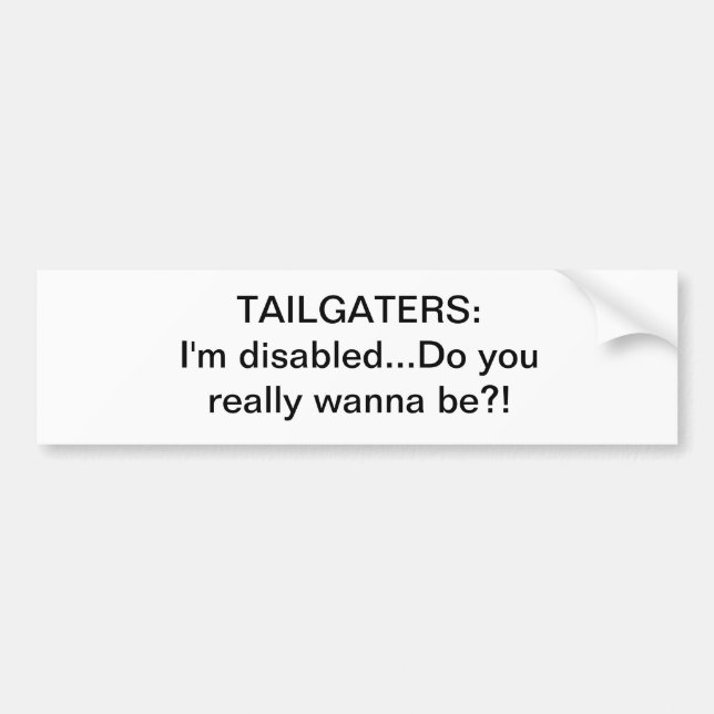 Notera till Tailgaters: Bildekal (Framsidan)