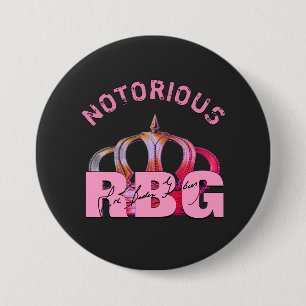 Noterande RBG Namnteckning Monogram Knapp