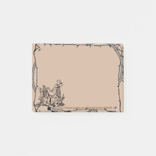 "Noterar av det västra ", Post-it Block