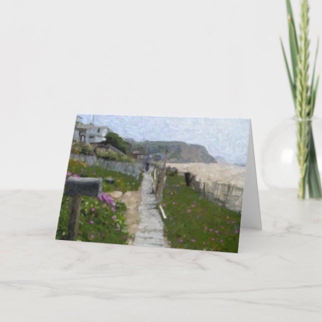 "Noterar den Crystal Covewalkwayen" kort (Framsida)