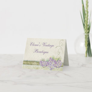 Noterar den lila vanlig hortensia för kort