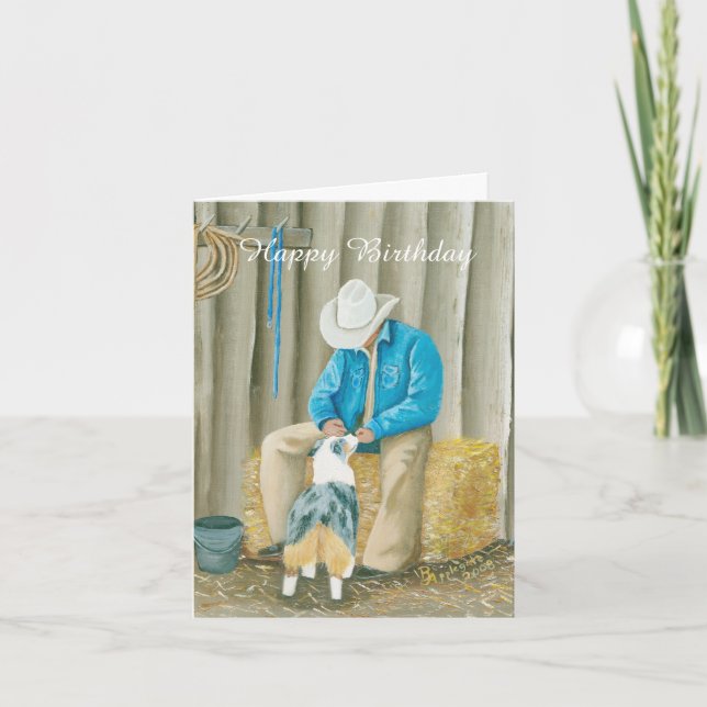 Noterar den westerna konstfödelsedagen för kort (Framsida)