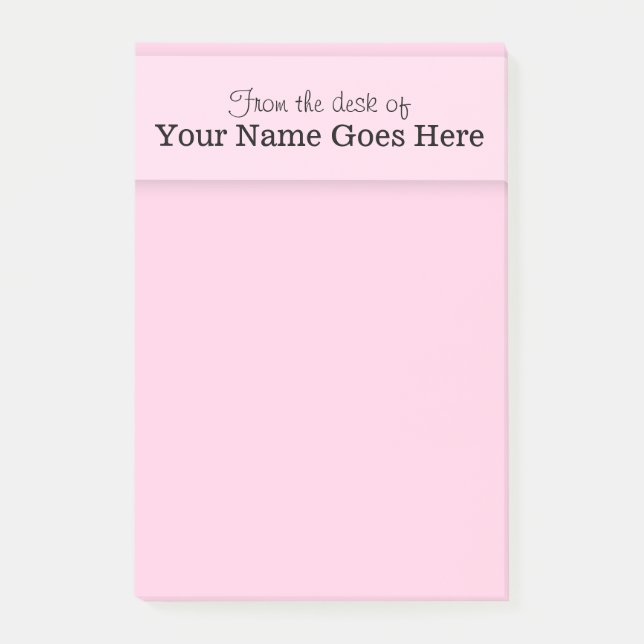 Noterar det yrkesmässiga skrivbordet för post-it block (Framsida)