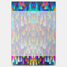 Noterar färgrikt digitalt plaska för konst