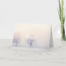 Noterar inspirera tomt för nåd kortet kort