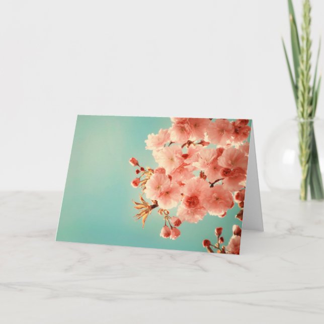 Noterar kräm-" förbindligt "för körsbär kortet kort (Framsida)