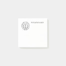 "Noterar maj som denna noterar för att inte gå Post-it Block