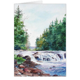 "Noterar morgonen på kärnmjölknedgång Hälsningskort