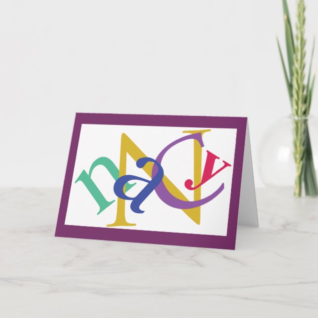 "Noterar Nancy" kortet, #2 Kort (Framsida)