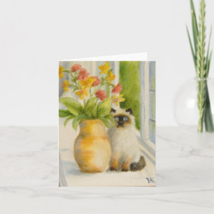 "Noterar Simone" kortet av Deborah Ann Klenzman Kort