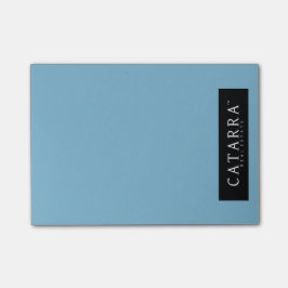 Noterar - svart logotyphöger post-it block