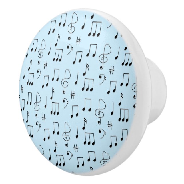 Noterat blått knopp (Höger)