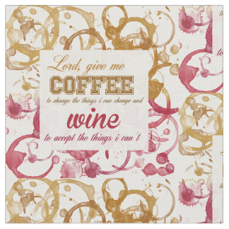 Noterbart tyg för vin och för kaffe