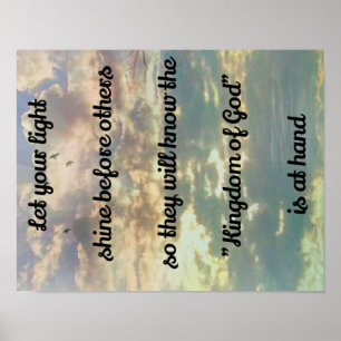Notering av "Konungariket Gud" i andlig vid Himlar Poster
