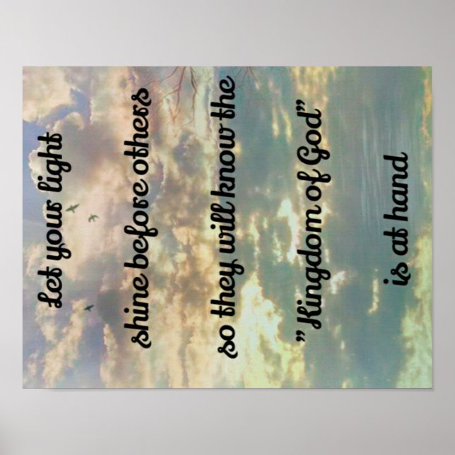 Notering av "Konungariket Gud" i andlig vid Himlar Poster (Framsidan)