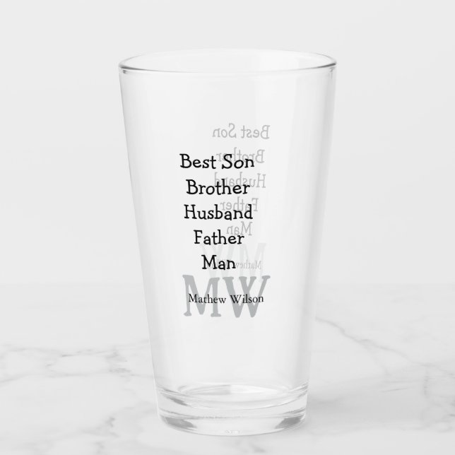 Noteringarna "Bäste man son make pappa" lägger til Glaskopp (Framsida)