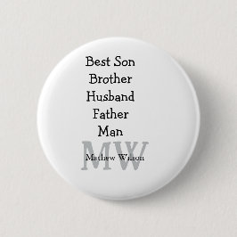 Noteringarna "Bäste man son make pappa" lägger til Knapp