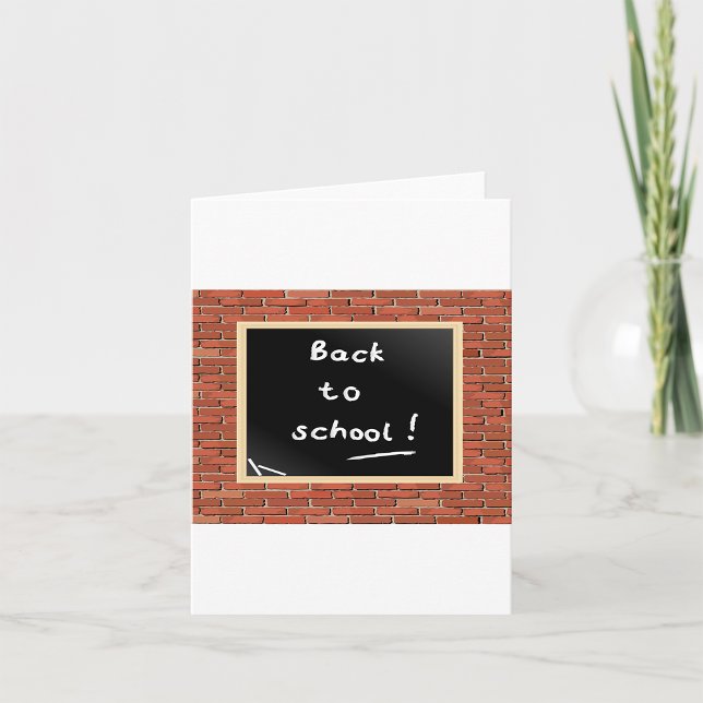 Noteringskort för back to school-kalkkort kort (Skapare uppladdad)