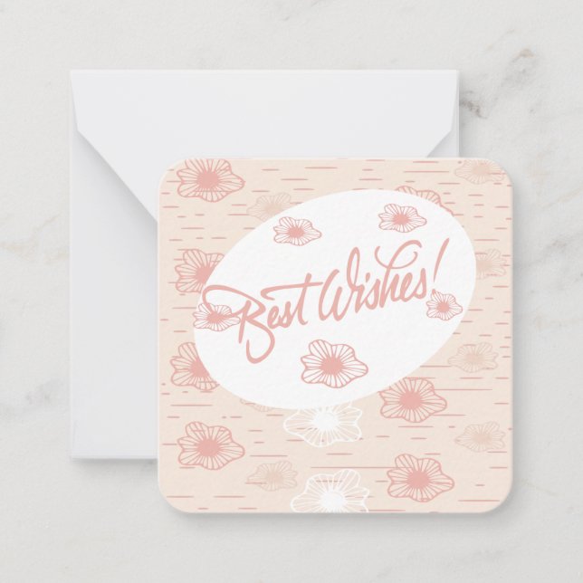 Noteringskort för bästa Önskemål Anteckningskort (Framsida)