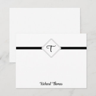 Noteringskort för namn och första Personligen Anteckningskort