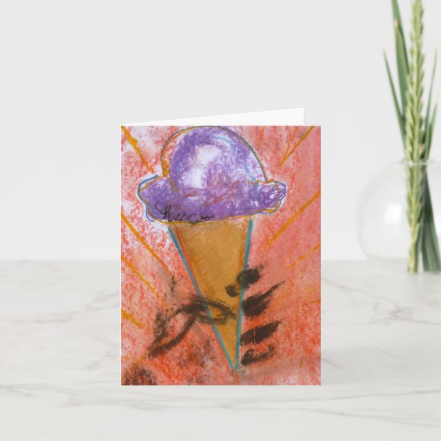 Noteringskort "Ice Cream Propoganda" av Brad Hines Kort (Framsida)