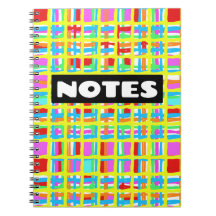 "NOTES" Färgglatt block/notisblock