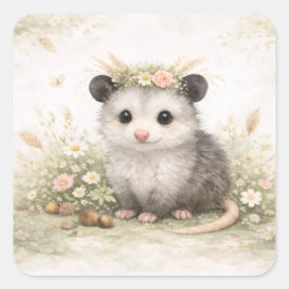 Notes Fyrkantigt Klistermärke