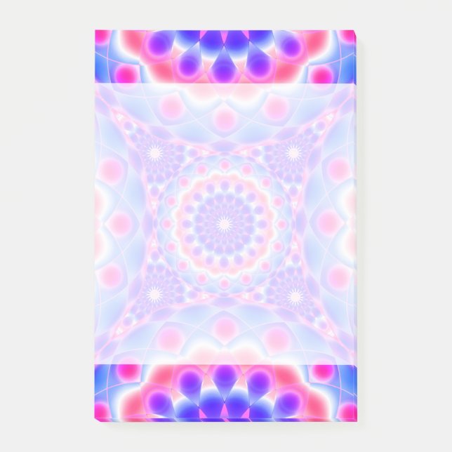 Notes Mandala Psychedelic Visions Post-it Block (Framsida)