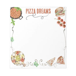 Notes on Pizza Dreams Anteckningsblock