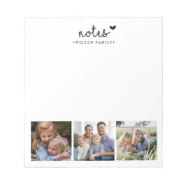 Notes Photo Collage Family Anteckningsblock