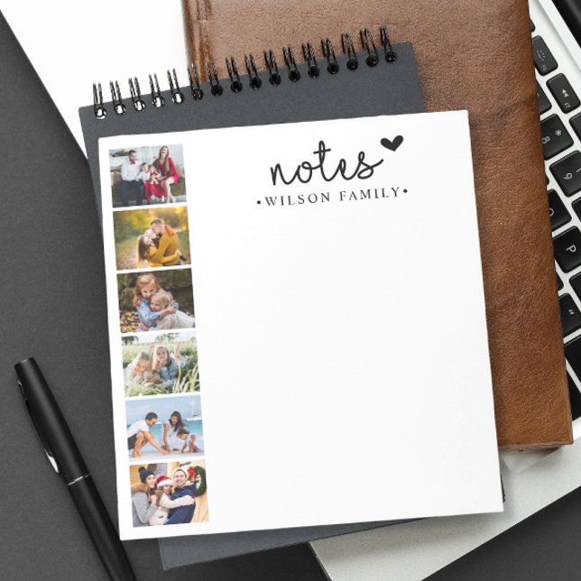 Notes Photo Collage Family Anteckningsblock (Skapare uppladdad)