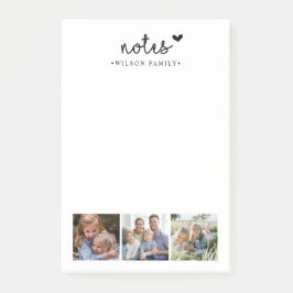 Notes Photo Collage Family Post-it Block