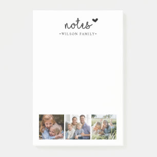 Notes Photo Collage Family Post-it Block