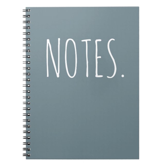 Notes Spiral Notebook Anteckningsbok (Framsidan)