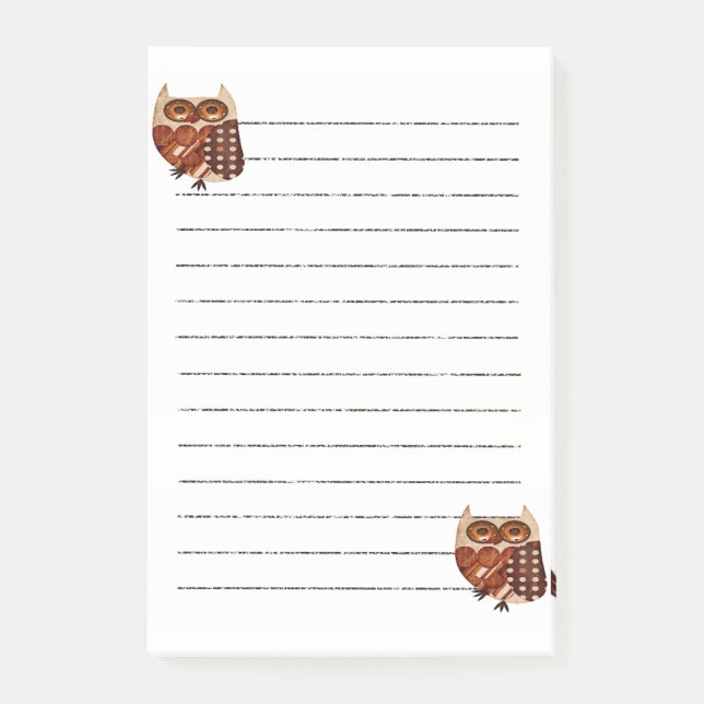 Notes Uggla Post-it Block (Framsida)