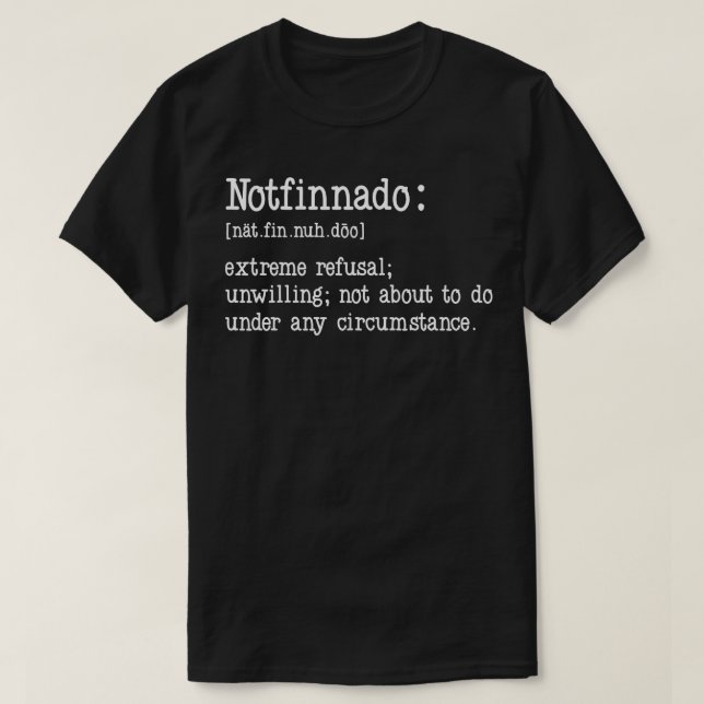 Notfinnado Definition 6 T Shirt (Design framsida)