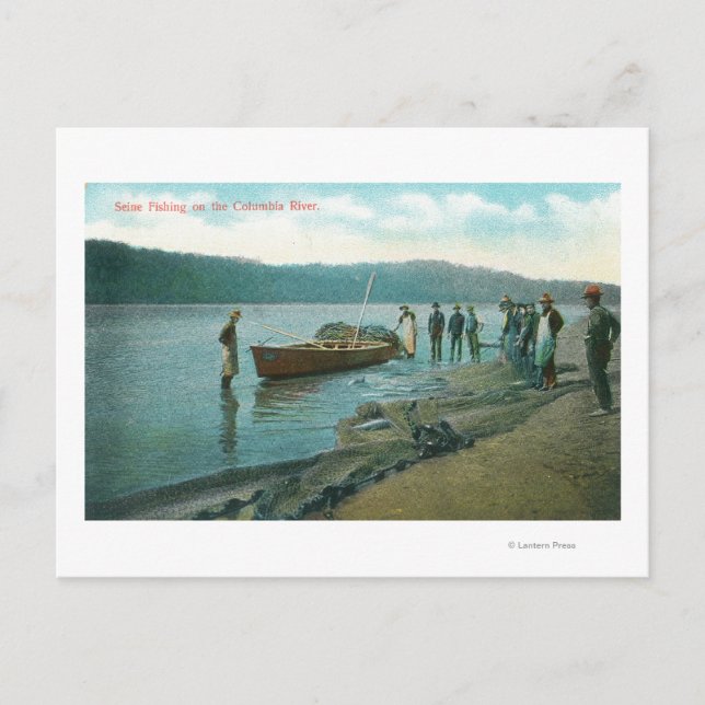 Notfiske på Columbia River, ELLER Vykort (Framsida)
