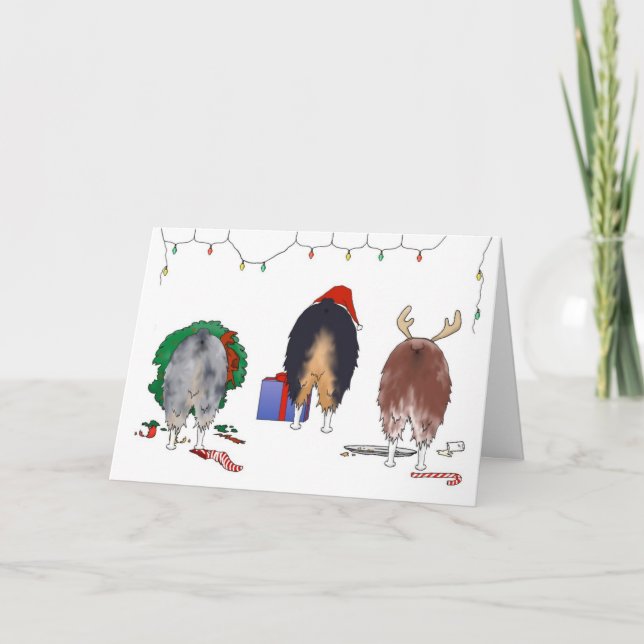 Nothin-but an Aussie-jul Helgkort (Framsida)