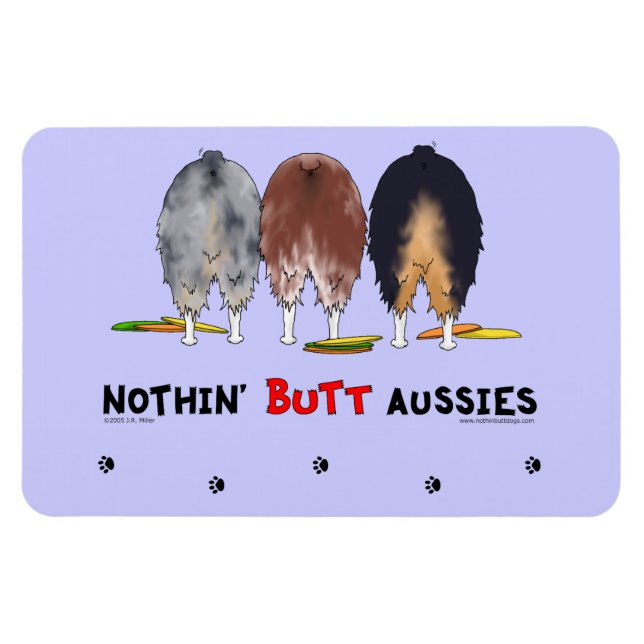 Nothin-Butt Aussies Magnet (Horisontell)