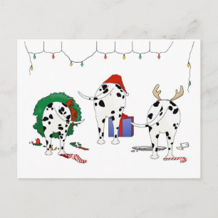 Nothin'Butt A Dalmatien jul Helg Vykort