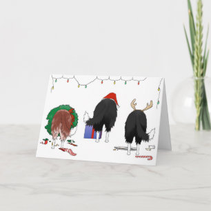 Nothin'Butt A Gräns Collie Jul Helgkort