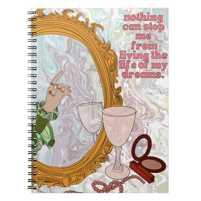 NOTHING CAN STOP ME... NOTEBOOK  ANTECKNINGSBOK (Framsidan)